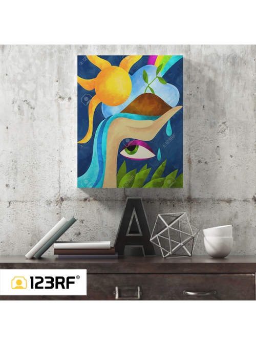 Abstract Life Canvas