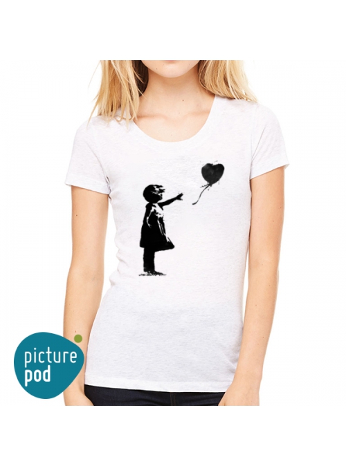 Balloon Girl T-shirt by Banksy