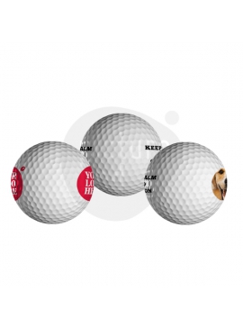 Golf Balls - Double-Sided Prints  (12 Units)