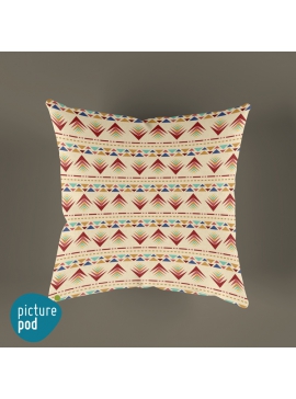 Arrow Color Pattern Cushion - 35cm