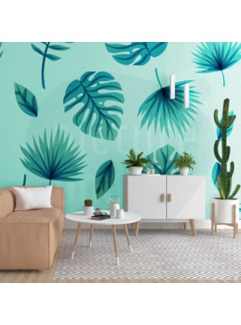Tropical Theme Wall Cover